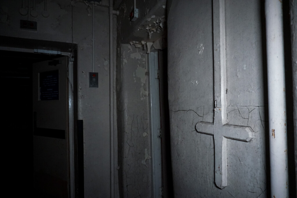 Haunted, abandoned hospital in Wales. 