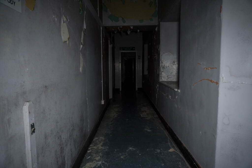 Hallway in the Bron Y Garth Hospital. 