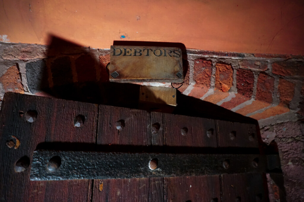 Debtor's Cell at haunted jail. 