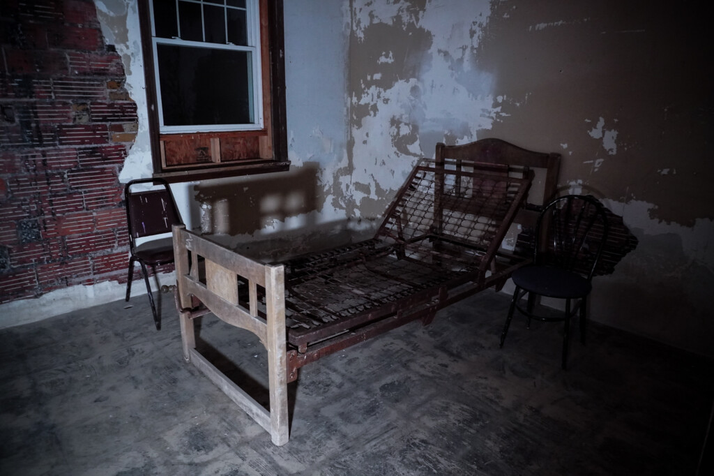 Hospital bed at Ashmore Estates. 