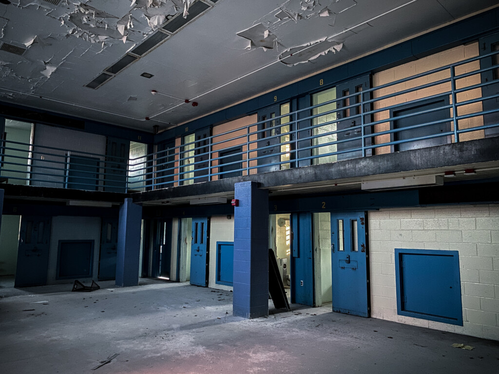 Solitary confinement cells at Cresson Sanatorium and Prison
