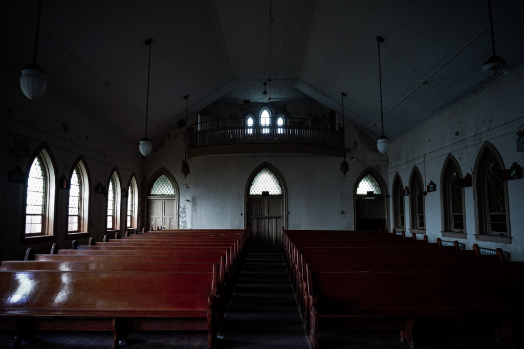 The haunted chapel at Cresson Sanatorium and Prison