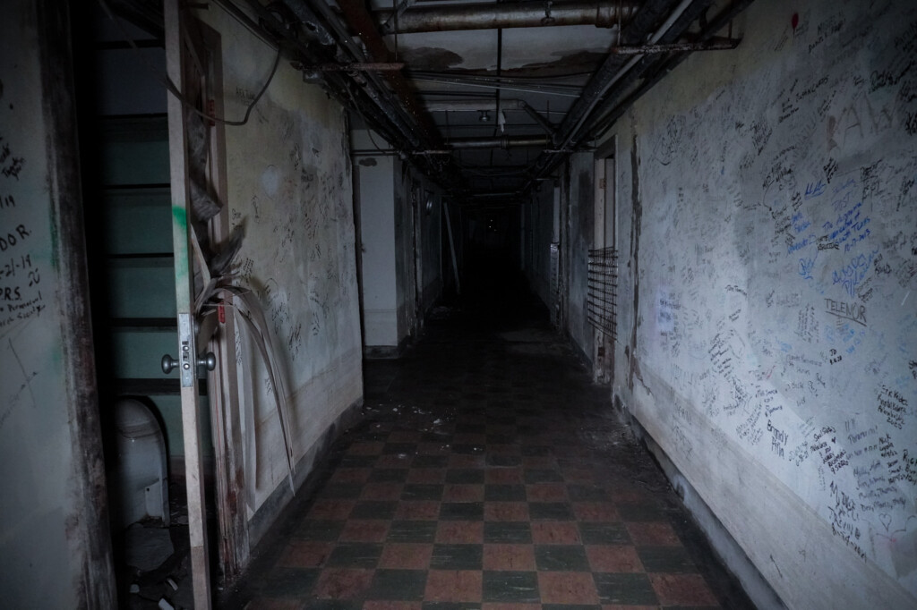 Haunted hallway. 